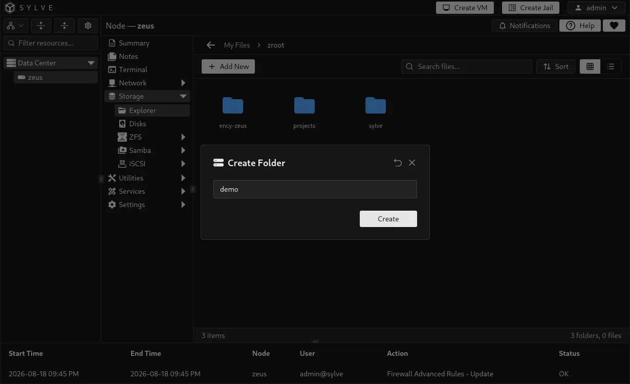 Add New File/Folder