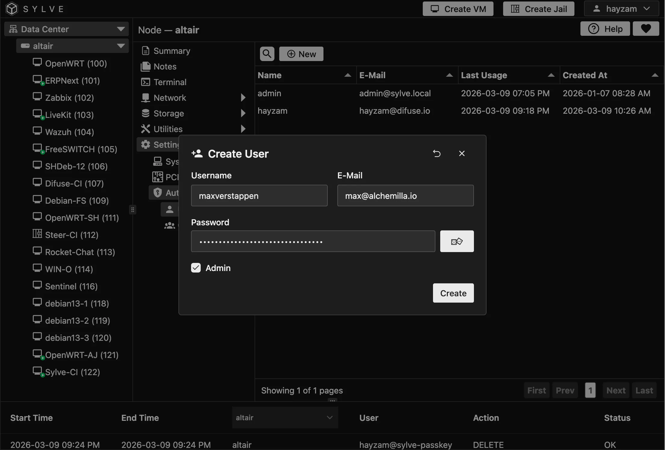 Adding Users