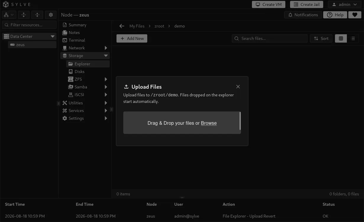 Upload Modal